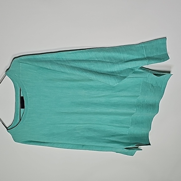Cynthia Rowley medium teal long sleeve shirt - Picture 2 of 6